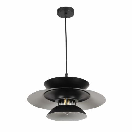 Luster na sajli BERIT 1xE27/20W/230V crno