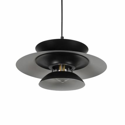 Luster na sajli BERIT 1xE27/20W/230V crno