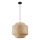 Luster na sajli BERTA 1xE27/20W/230V pr. 40 cm bambus
