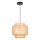 Luster na sajli BERTA 1xE27/20W/230V pr. 50 cm bambus