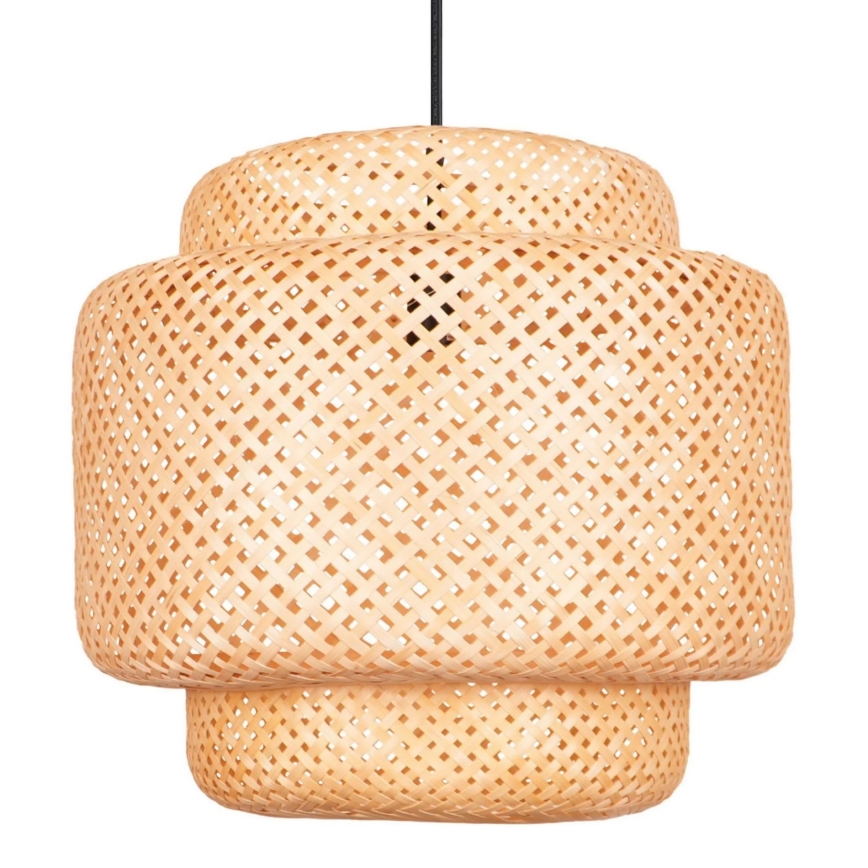 Luster na sajli BERTA 1xE27/20W/230V pr. 50 cm bambus