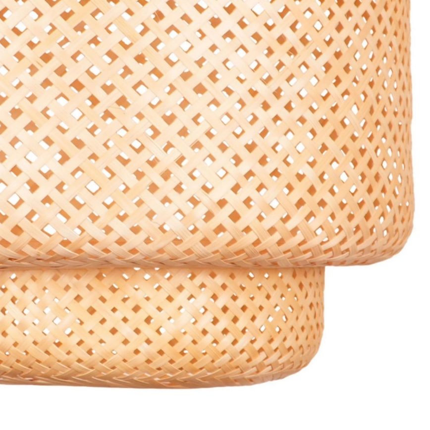 Luster na sajli BERTA 1xE27/20W/230V pr. 50 cm bambus