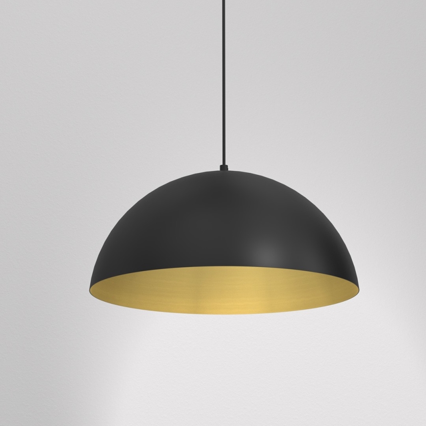 Luster na sajli BETA 1xE27/60W/230V pr. 35 cm crno