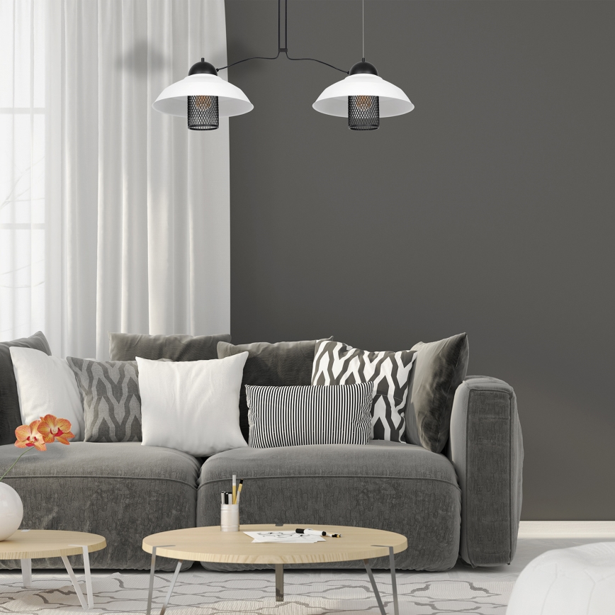 Luster na sajli BJORN 2xE27/60W/230V