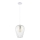 Luster na sajli BLANCHE 1xE27/11W/230V bela