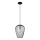 Luster na sajli BLANCHE 1xE27/11W/230V crno
