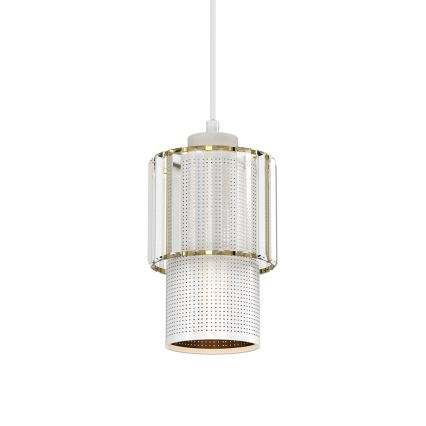 Luster na sajli BLANCO 1xE27/60W/230V bela