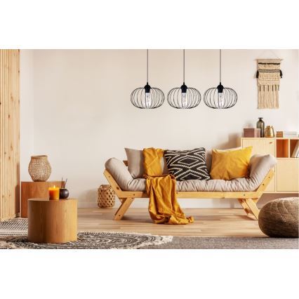 Luster na sajli BOCCA 3xE27/60W/230V