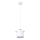 Luster na sajli BODO 1xE27/60W/230V bela