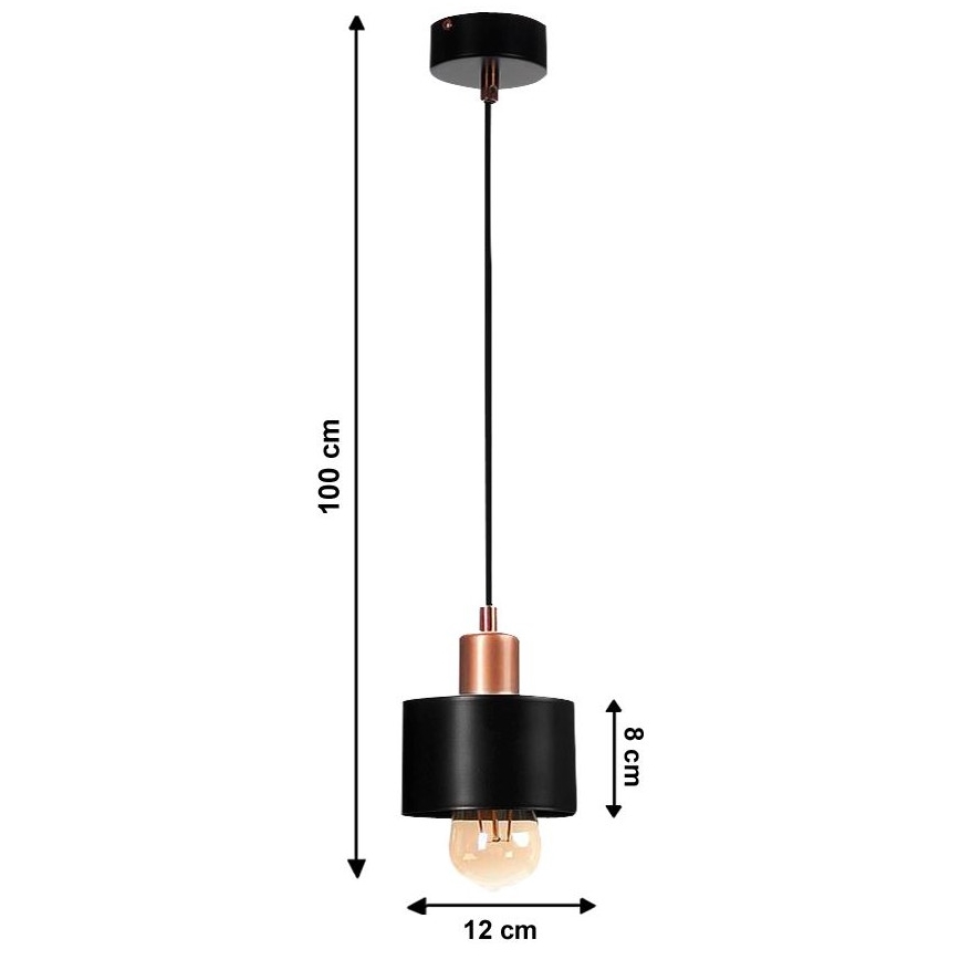 Luster na sajli BODO 1xE27/60W/230V