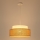 Luster na sajli BOHO 1xE27/60W/230V bela/bež