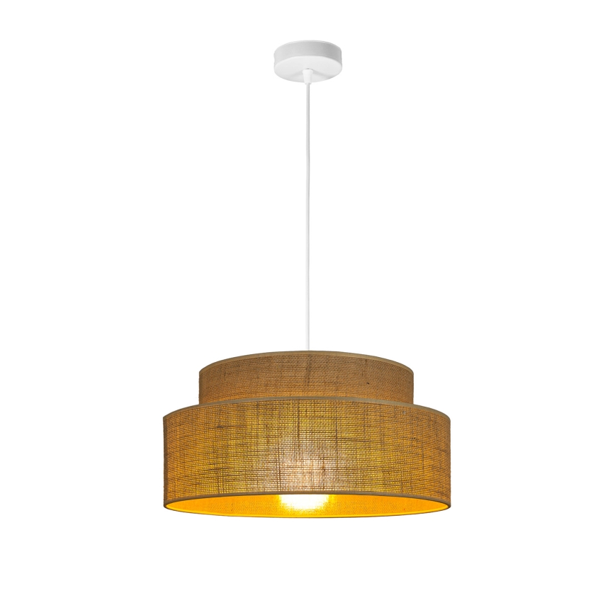 Luster na sajli BOHO 1xE27/60W/230V bež