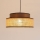 Luster na sajli BOHO 1xE27/60W/230V braon/bež