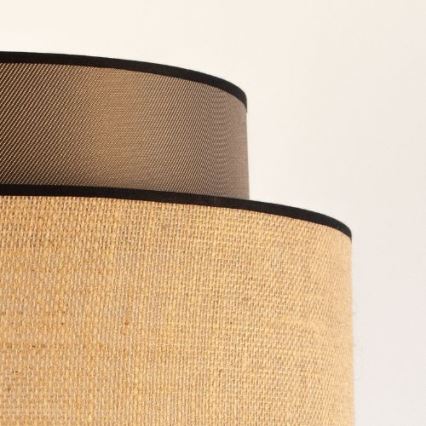Luster na sajli BOHO 1xE27/60W/230V braon/bež
