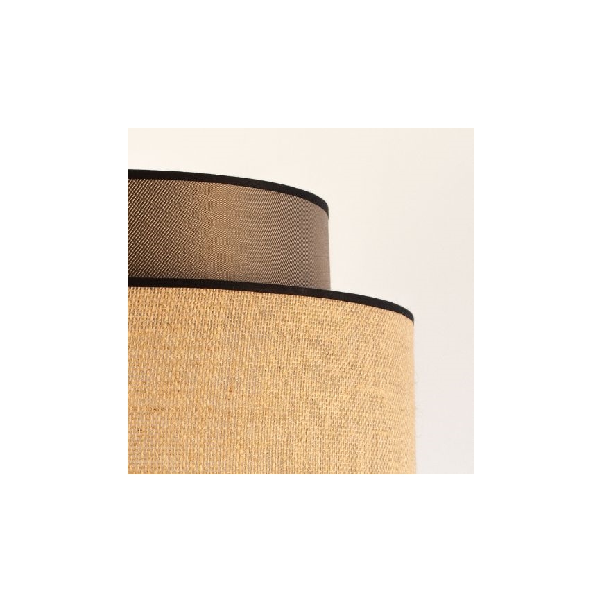 Luster na sajli BOHO 1xE27/60W/230V braon/bež