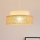 Luster na sajli BOHO 1xE27/60W/230V kremasta/bež