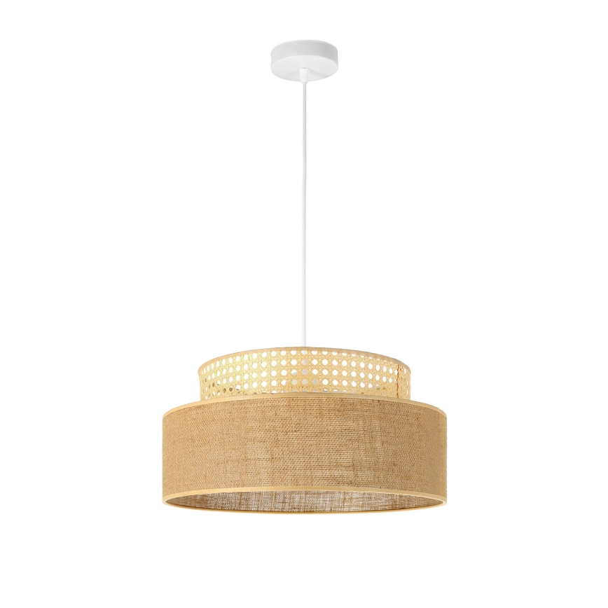 Luster na sajli BOHO 1xE27/60W/230V ratan