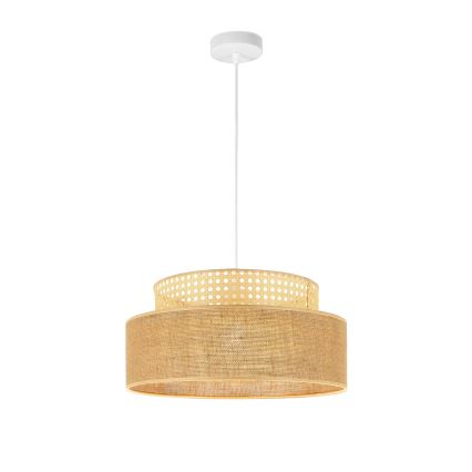 Luster na sajli BOHO 1xE27/60W/230V ratan