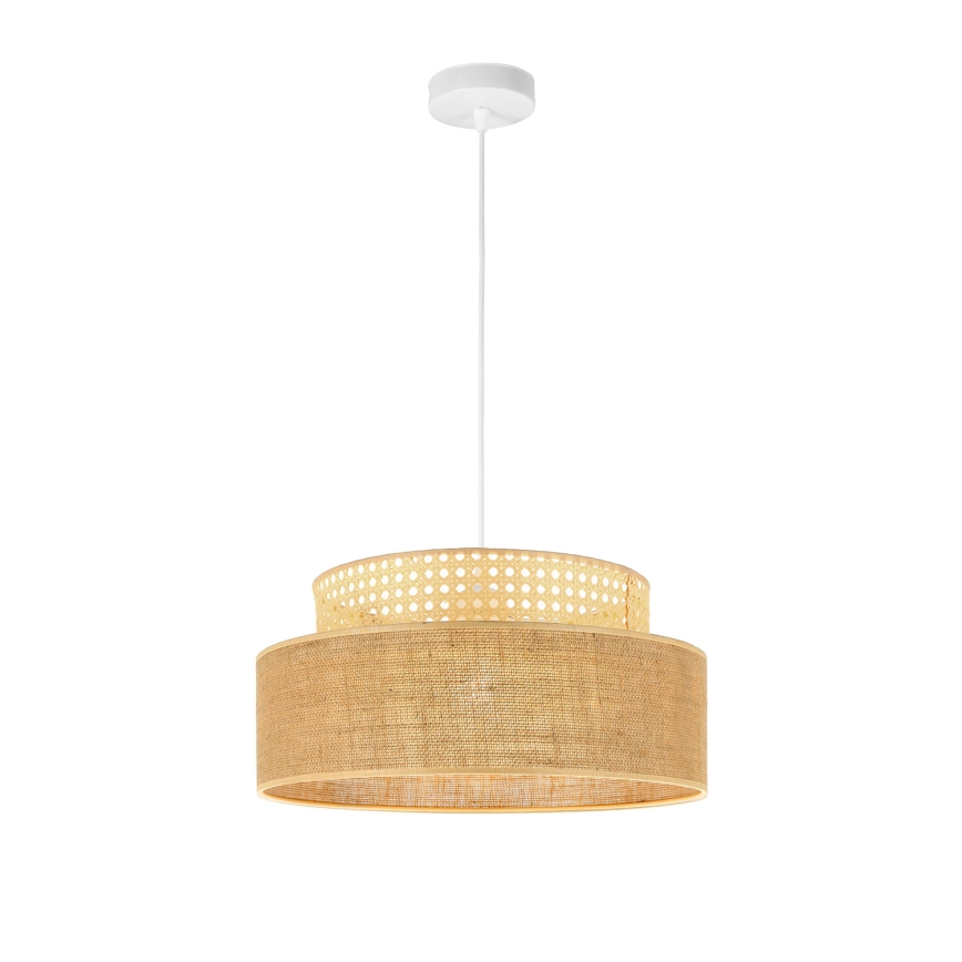 Luster na sajli BOHO 1xE27/60W/230V ratan