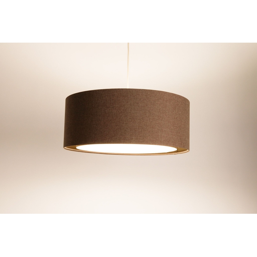 Luster na sajli BOHO TRINITI 1xE27/60W/230V braon