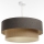 Luster na sajli BOHO TRINITI 1xE27/60W/230V sivo/bež
