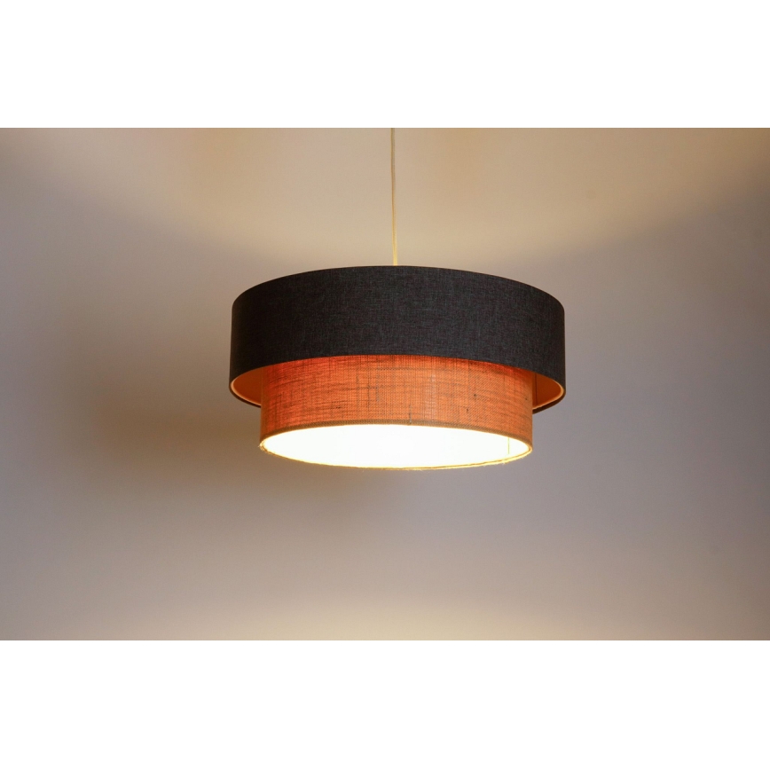 Luster na sajli BOHO TRINITI 1xE27/60W/230V sivo/bež