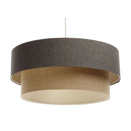 Luster na sajli BOHO TRINITI 1xE27/60W/230V sivo/bež