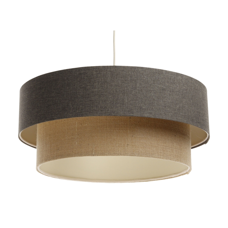 Luster na sajli BOHO TRINITI 1xE27/60W/230V sivo/bež