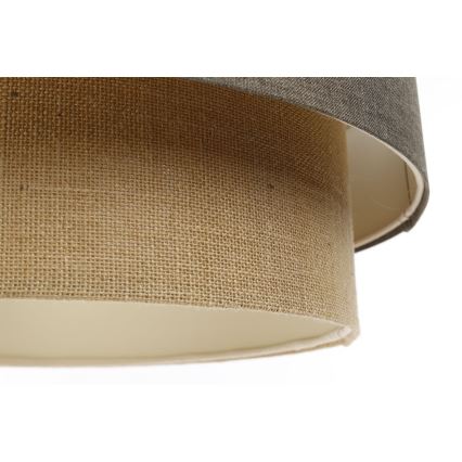 Luster na sajli BOHO TRINITI 1xE27/60W/230V sivo/bež