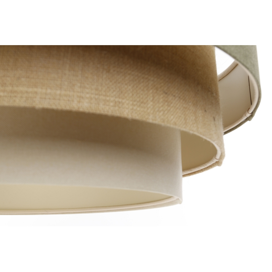 Luster na sajli BOHO TRINITI 1xE27/60W/230V sivo/bež/kremasta