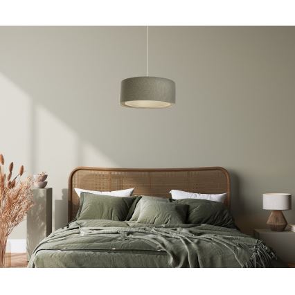 Luster na sajli BOHO TRINITI 1xE27/60W/230V sivo