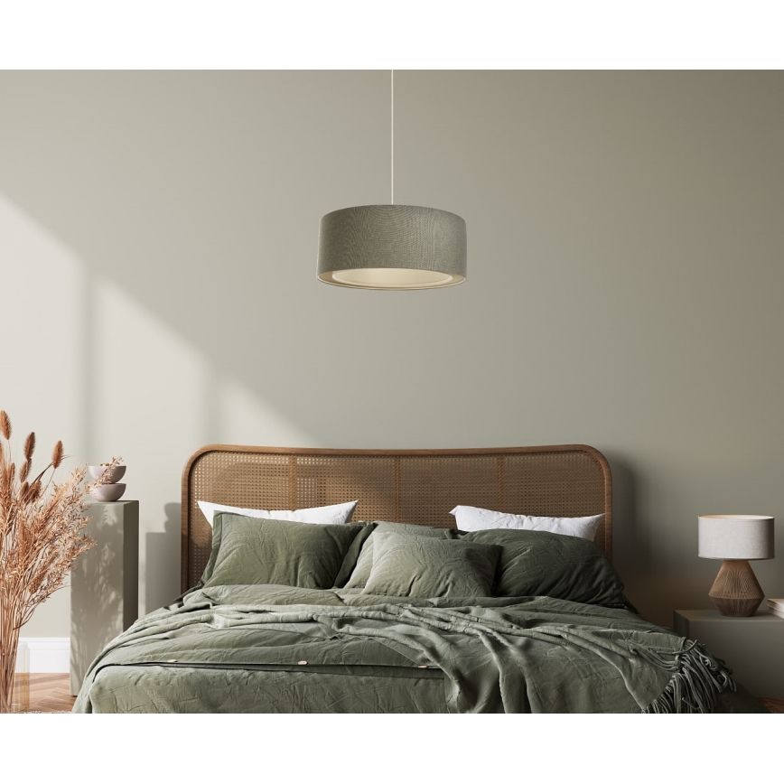 Luster na sajli BOHO TRINITI 1xE27/60W/230V sivo