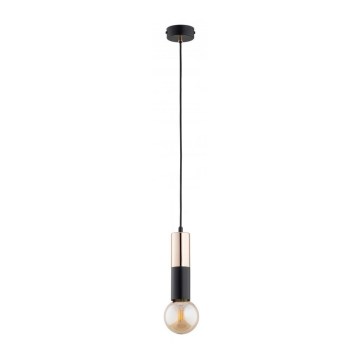 Luster na sajli BOLID 1xE27/60W/230V zlatna/crno