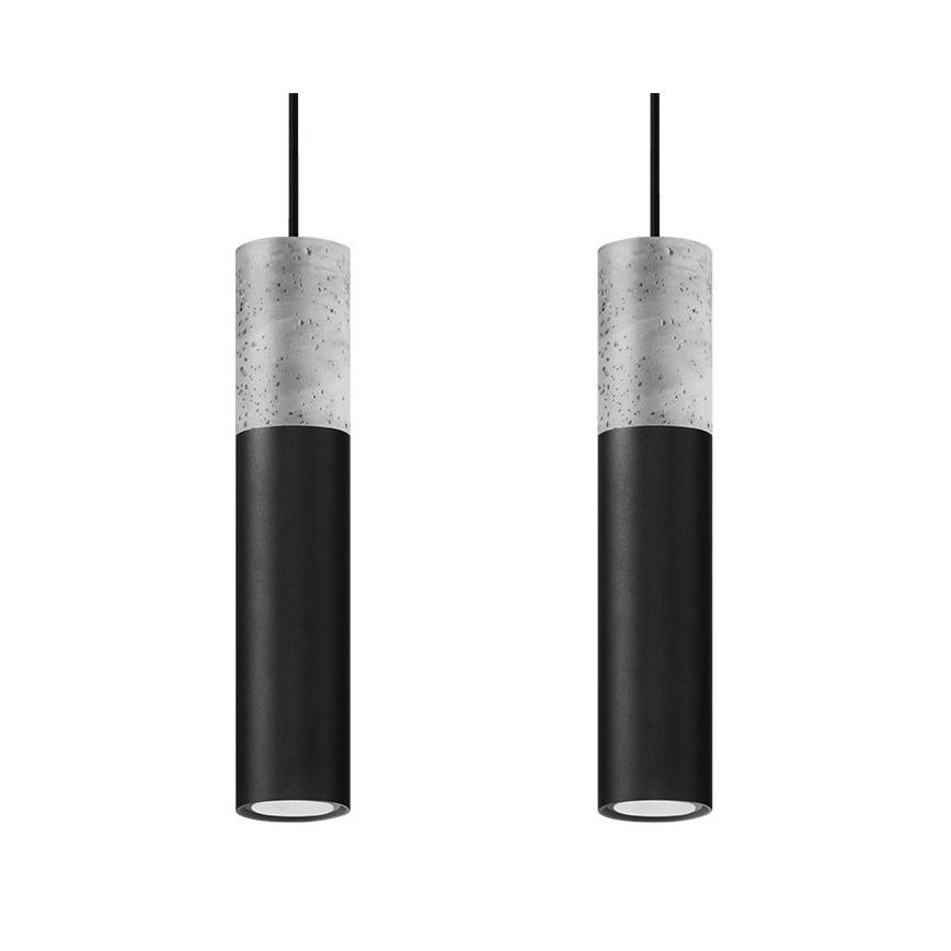 Luster na sajli BORGIO 2xGU10/40W/230V
