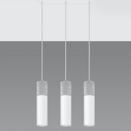 Luster na sajli BORGIO 3xGU10/40W/230V