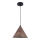 Luster na sajli BOSCO 1xE27/15W/230V braon