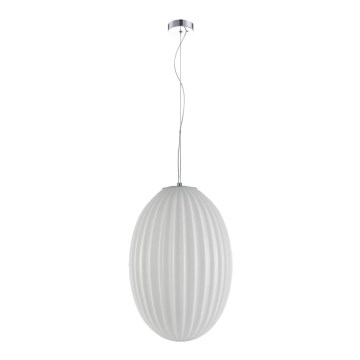 Luster na sajli BRAGA 1xE27/60W/230V bela