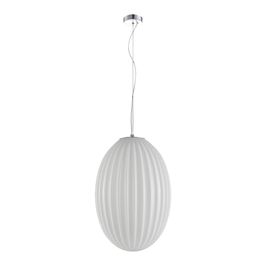 Luster na sajli BRAGA 1xE27/60W/230V bela