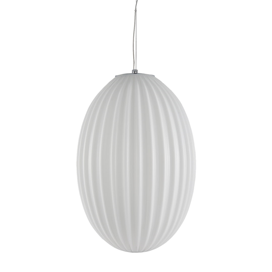 Luster na sajli BRAGA 1xE27/60W/230V bela