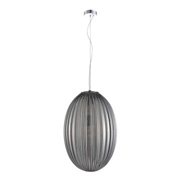 Luster na sajli BRAGA 1xE27/60W/230V sivo
