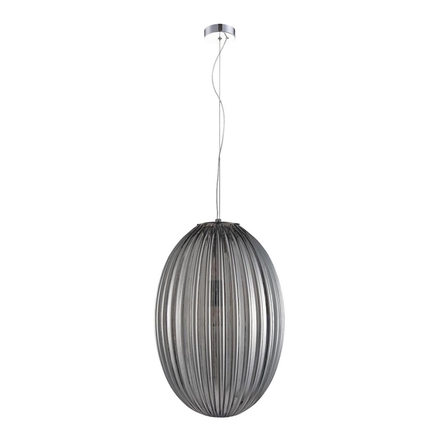Luster na sajli BRAGA 1xE27/60W/230V sivo