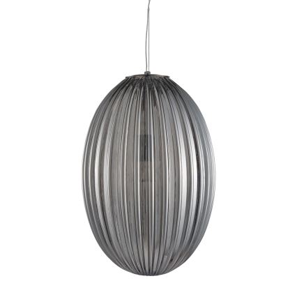 Luster na sajli BRAGA 1xE27/60W/230V sivo