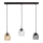 Luster na sajli BRILLANT 3xE27/15W/230V bež/prozirna/sivo