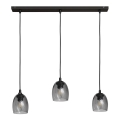 Luster na sajli BRILLANT 3xE27/15W/230V sivo