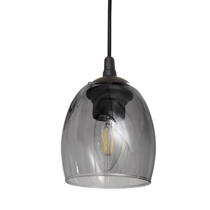 Luster na sajli BRILLANT 3xE27/15W/230V sivo