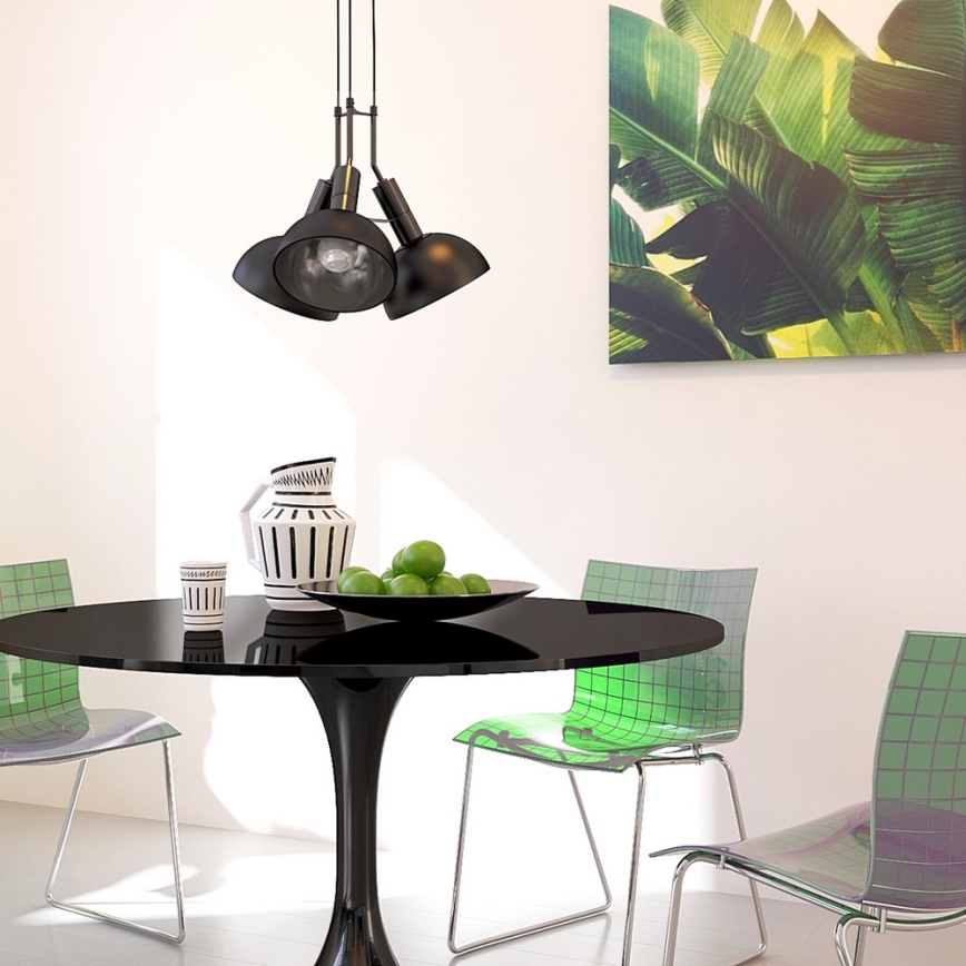 Luster na sajli BUFFI 3xE27/60W/230V