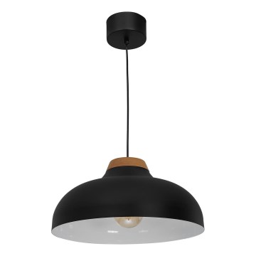 Luster na sajli BURGOS 1xE27/60W/230V crno