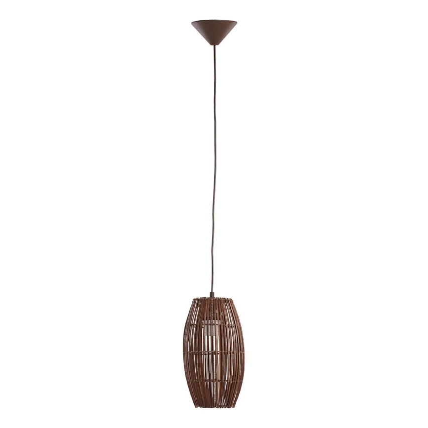 Luster na sajli BURI 1xE27/15W/230V braon