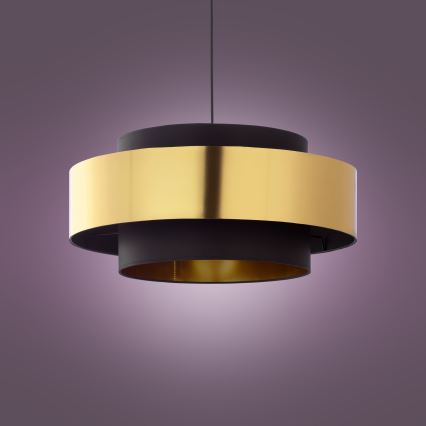 Luster na sajli CALISTO 1xE27/25W/230V zlatna/crno