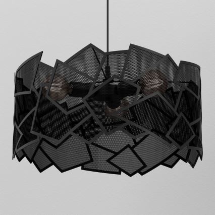 Luster na sajli CAMO 3xE27/15W/230V crno